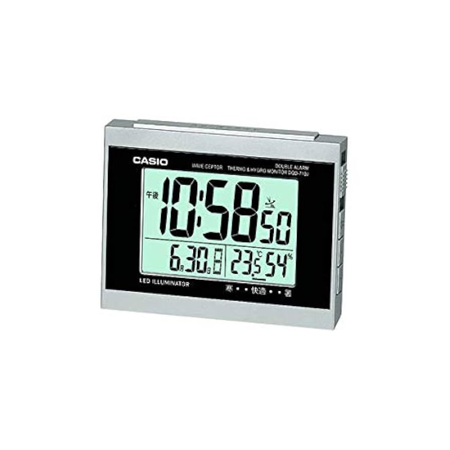 Amazon.co.jp: CASIO (カシオ) 置時計 WAVE CEPTOR 電波時計 DQD